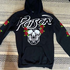 Poison Rose & Skull Hoodie